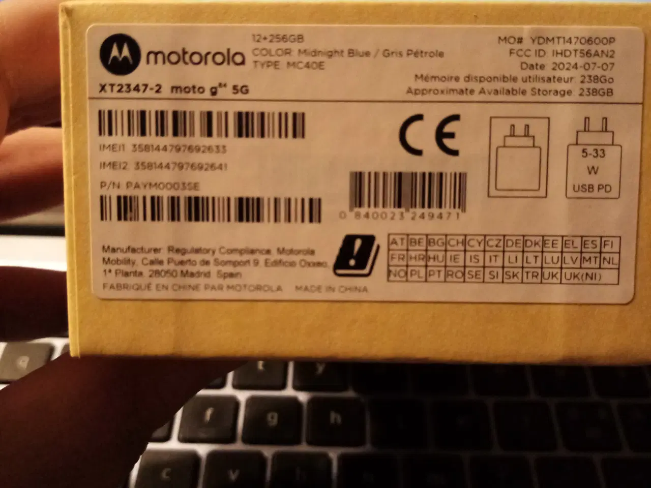 Billede 5 - Moto g84 12/256 5g