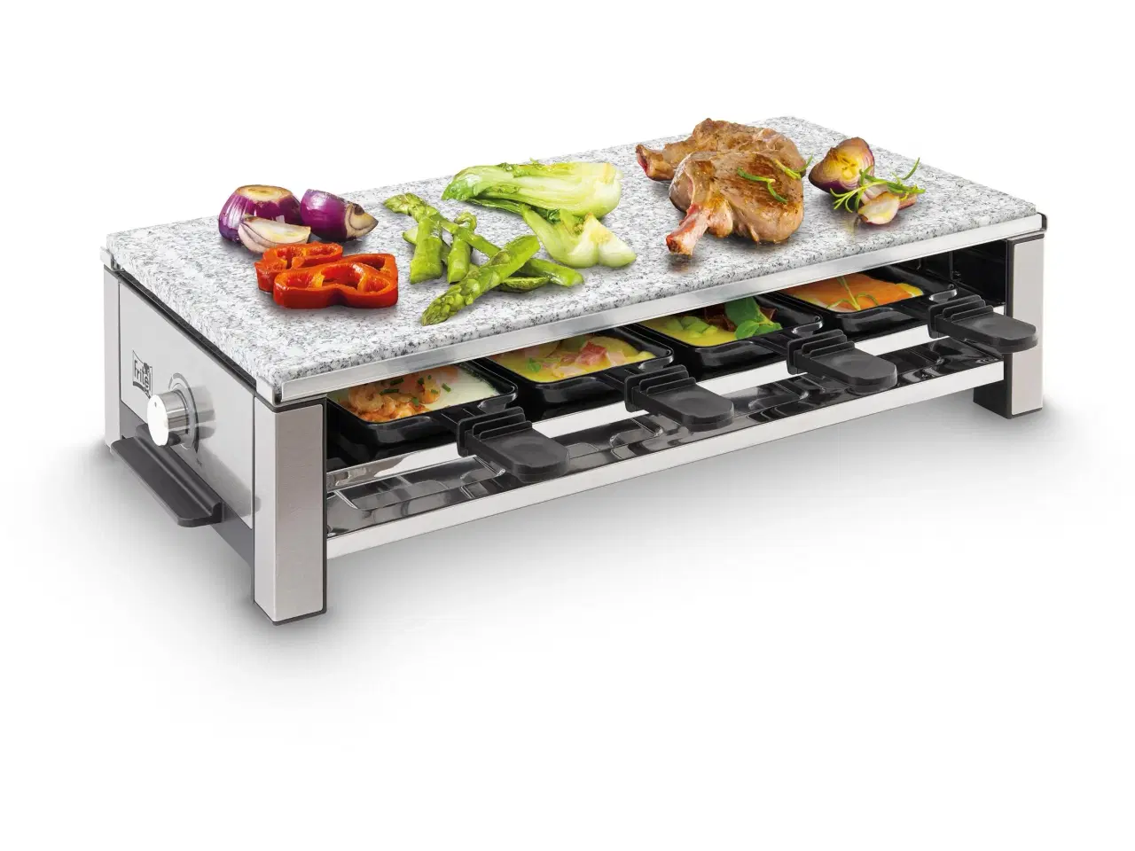 Billede 5 - Raclette grill med stenplade – FRITEL SG 5190, 1.500 W, 8 personer