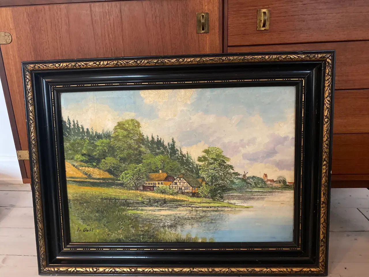 Billede 9 - Fr. Dahl landskabsmaleri 