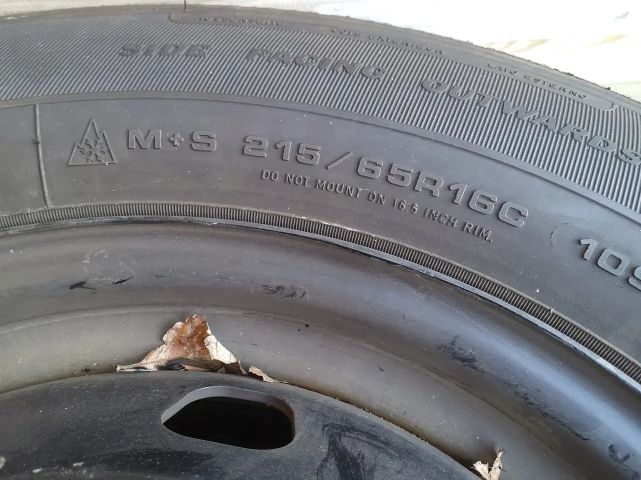 Billede 2 - Vinterdæk på til Fiat Ducato autocamper / varebil 