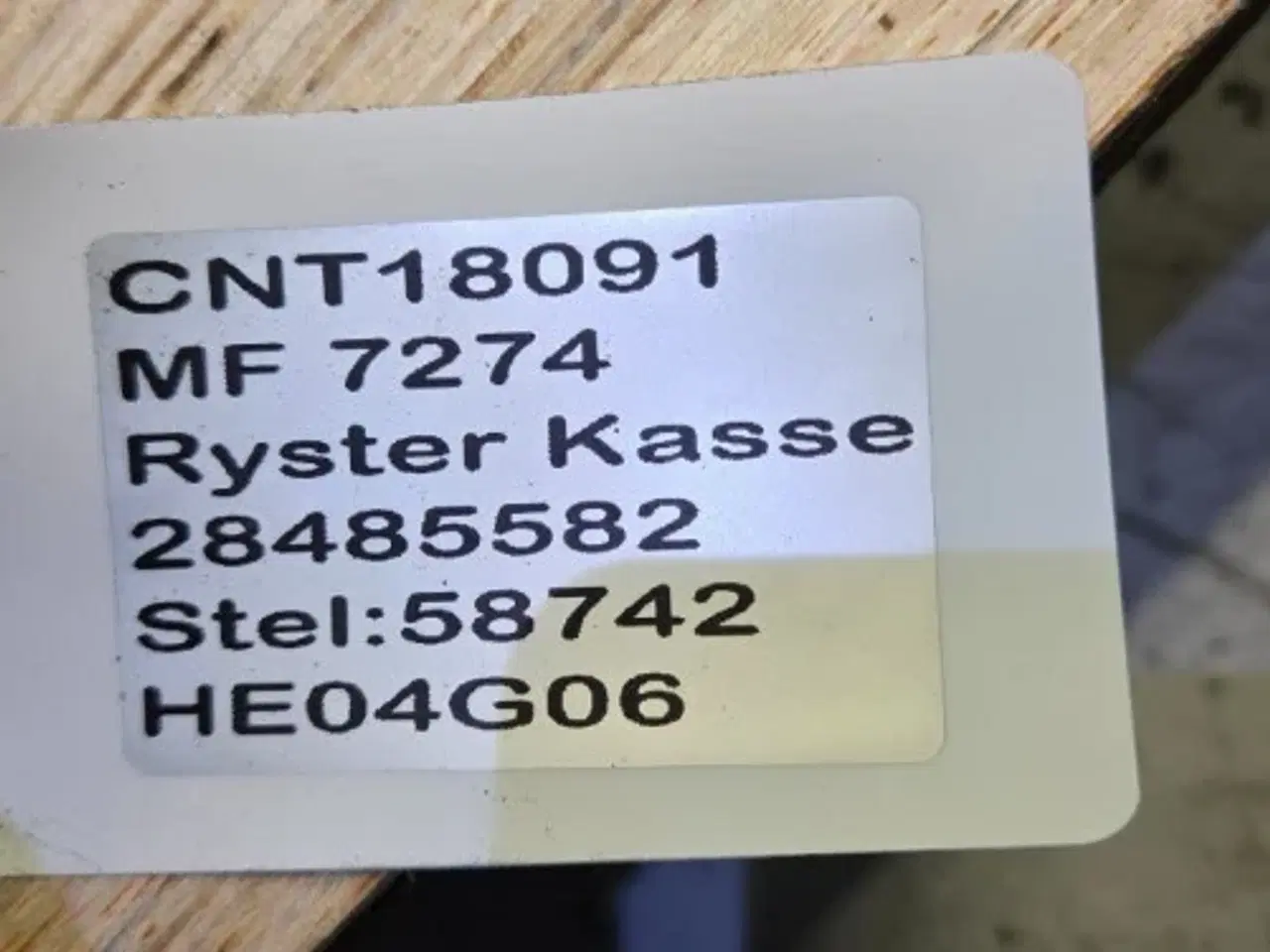 Billede 16 - Massey Ferguson 7274 Ryster Kasse 28485582