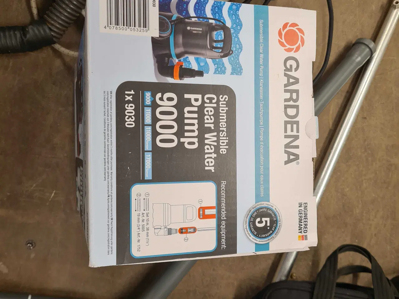 Billede 2 - Ny dykpumpe Gardena 9000