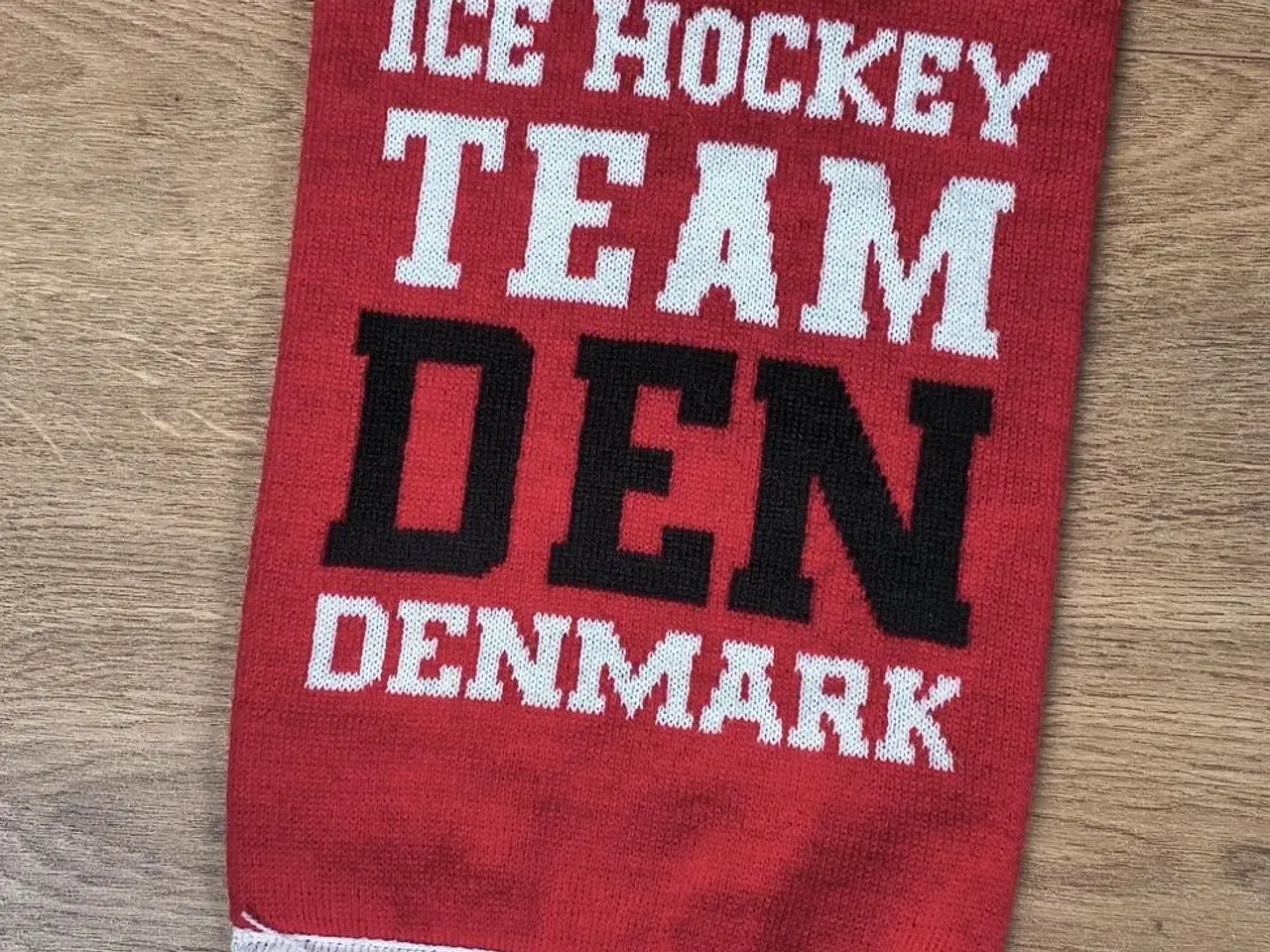 Billede 2 - NYT DANMARK ISHOCKEY FAN HALSTØRKLÆDE, 150 CM