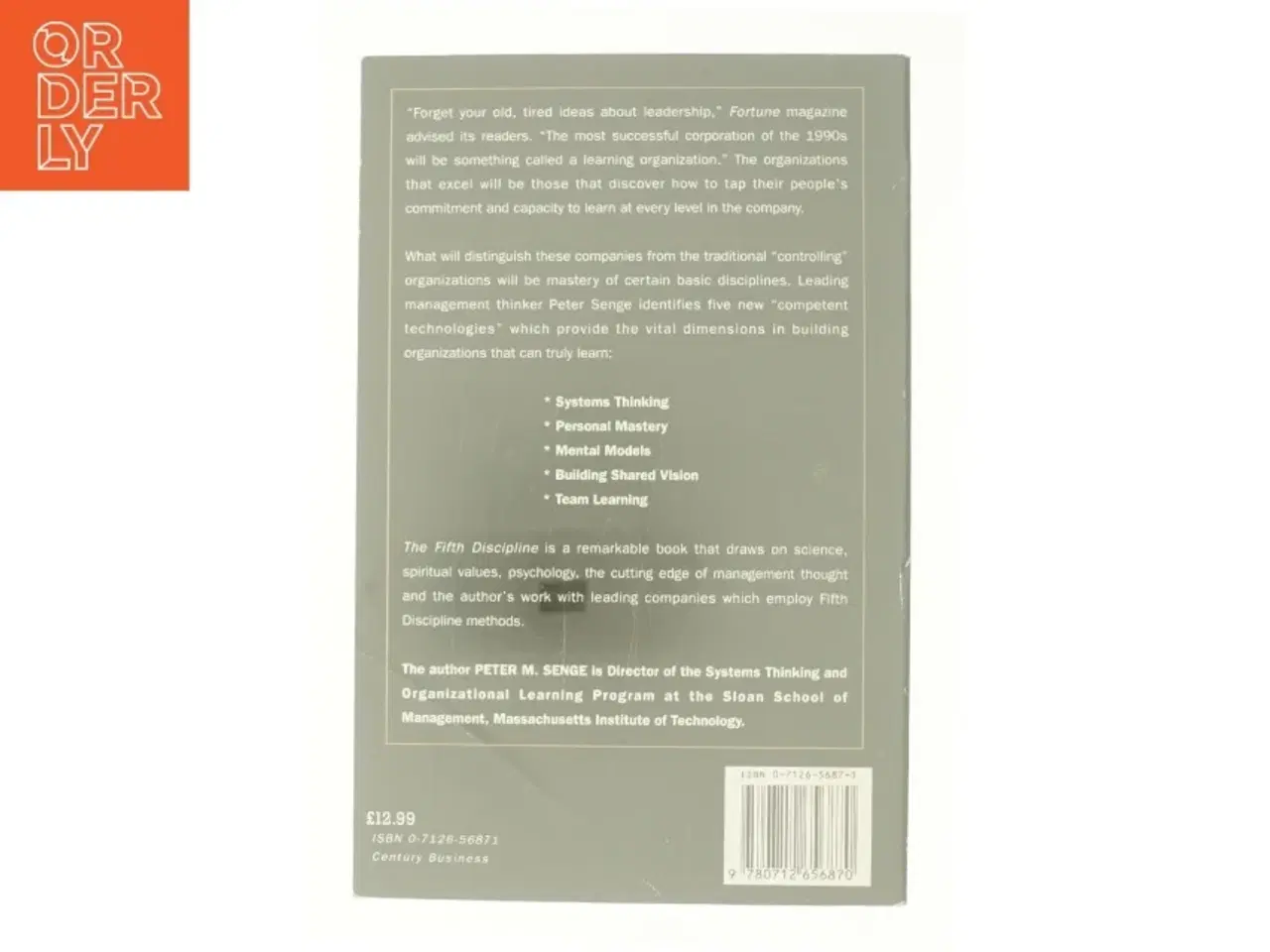 Billede 2 - The Fifth Discipline : the Art and Practice of the Learning Organization af Peter M. Senge (Bog)