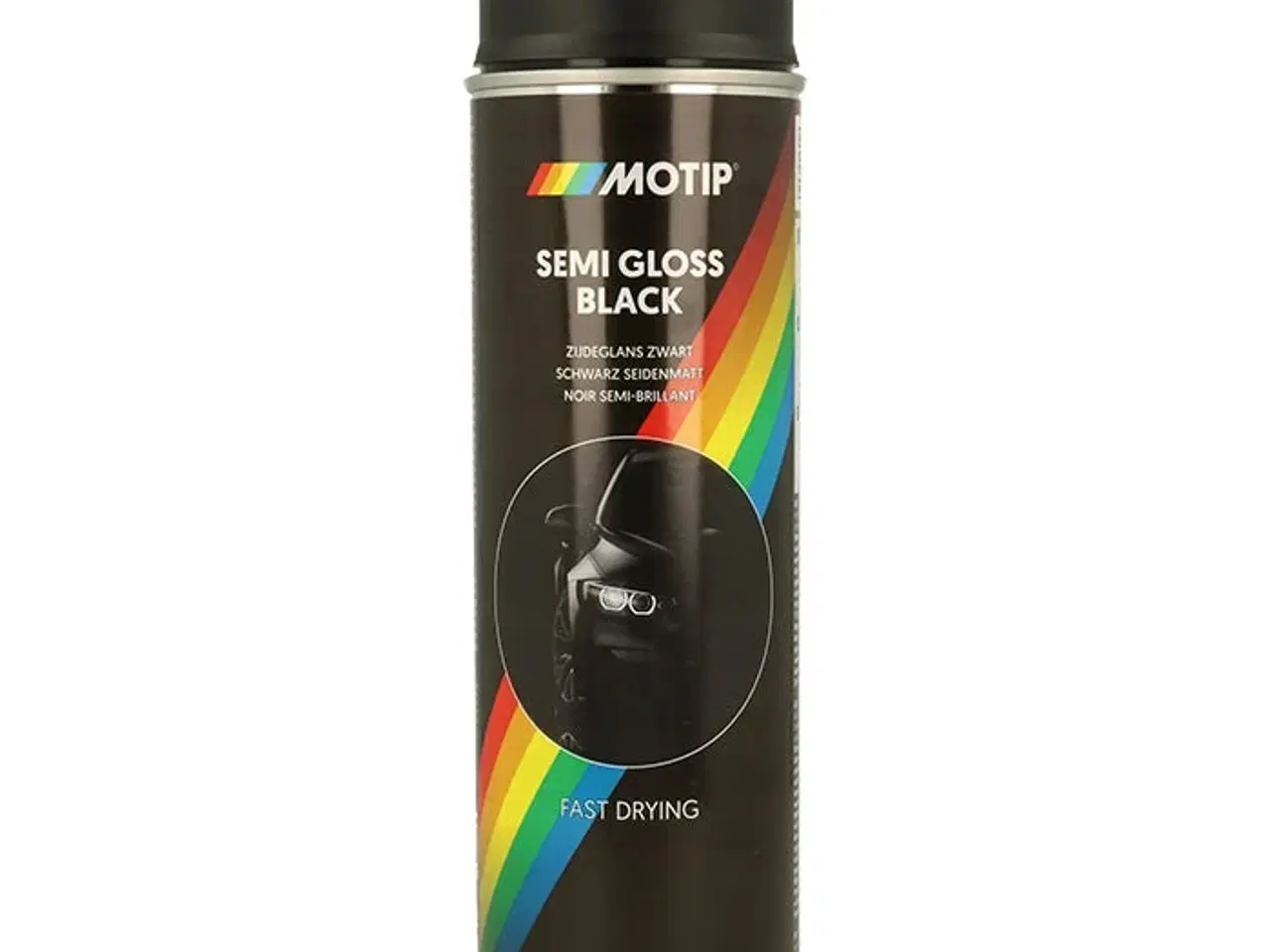 Billede 1 - Motip Universallak sort halvmat 500ml.