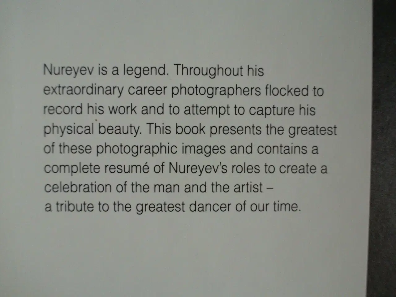 Billede 2 - nureyev. engelsk, edited and designed by howard br
