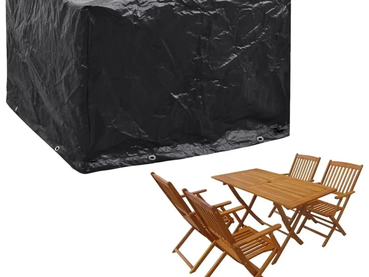 Billede 1 - Havemøbelovertræk 8 snørehuller 122x112x98 cm