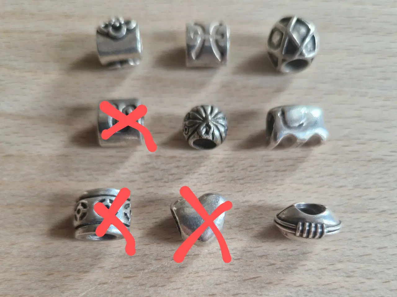 Billede 1 - Pandora sølv charms 