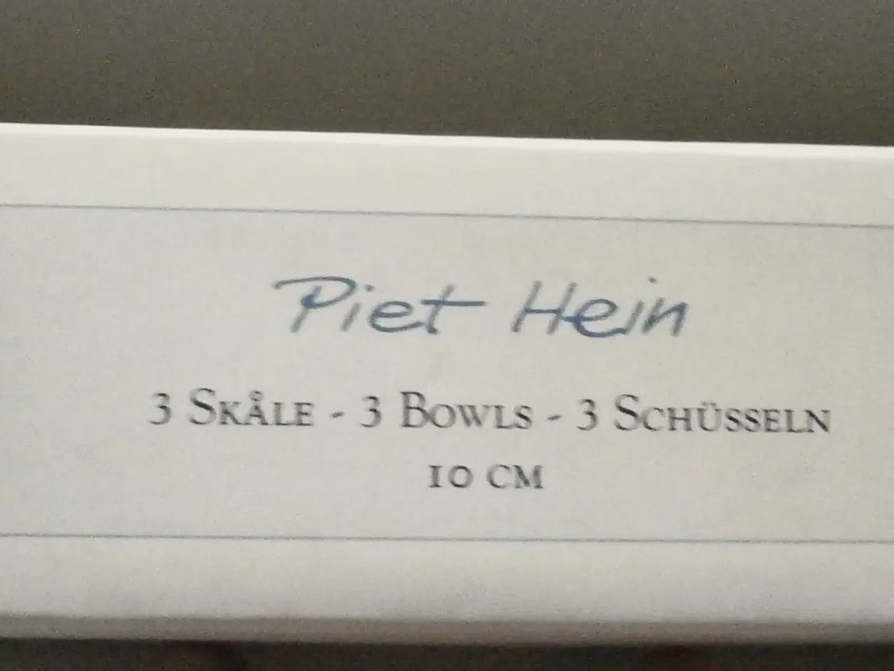 Billede 3 - NYT Piet Hein 3 Skåle sæt - Perfekt Gave !