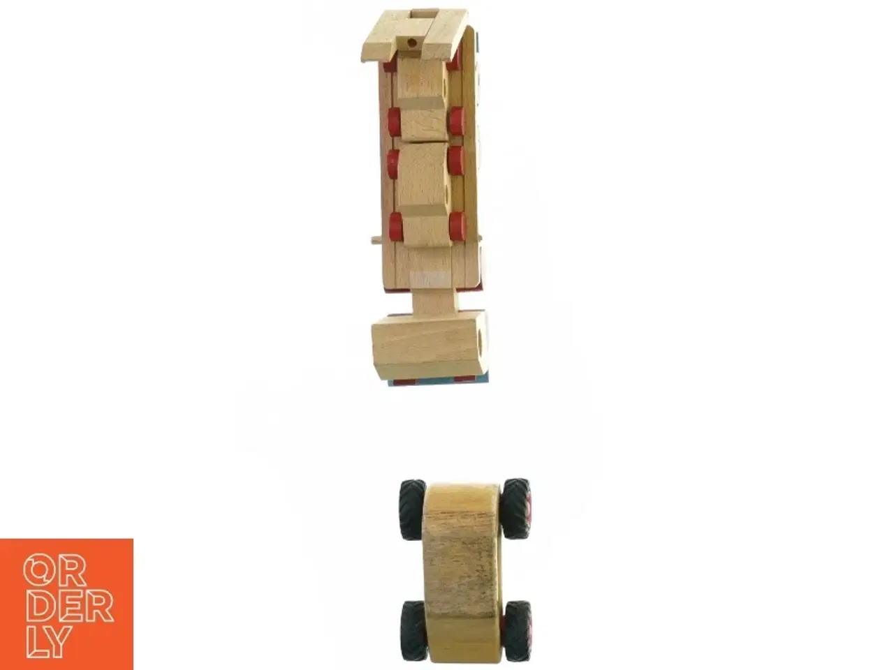 Billede 5 - Træ legetøj Biler og Lastvogn fra Ok Hent (str. 25 x 7 cm)