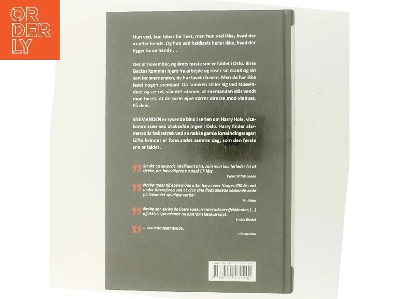 Billede 3 - Snemanden af Jo Nesbø (Bog)