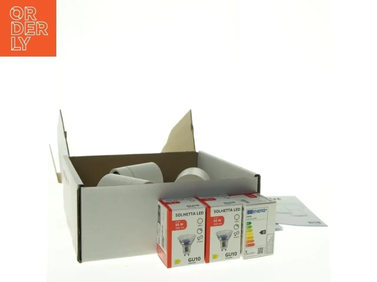 Billede 5 - Loftslampe med LED-pærer (model Nymåne) fra IKEA (str. Ø 26. cm)