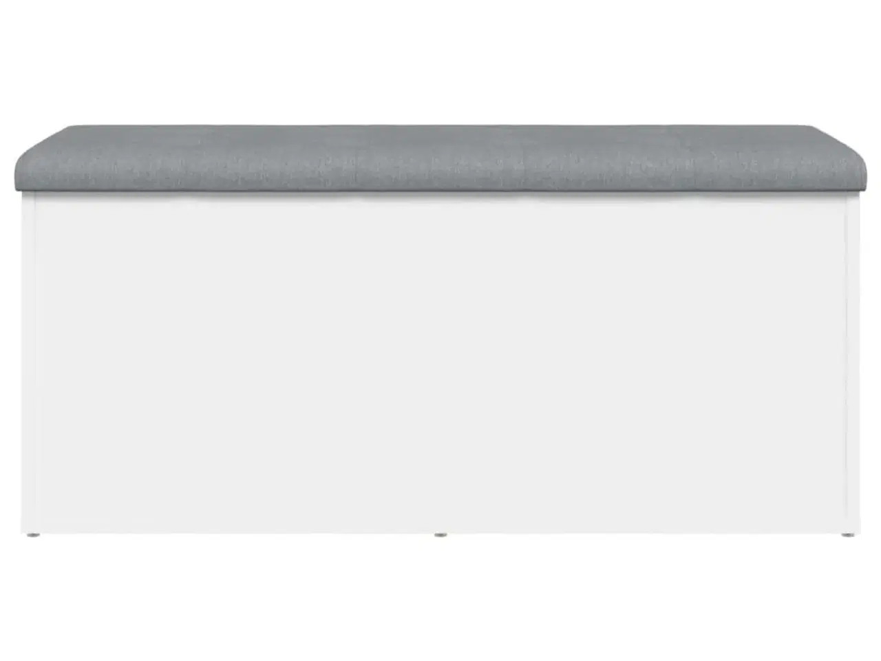 Billede 5 - Opbevaringsbænk hvid 102x42x45 cm konstrueret træ