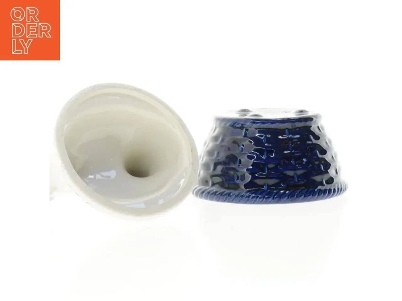 Billede 6 - Dekorativ porcelæns høne krukke med låg (str. 12 x 12 cm)