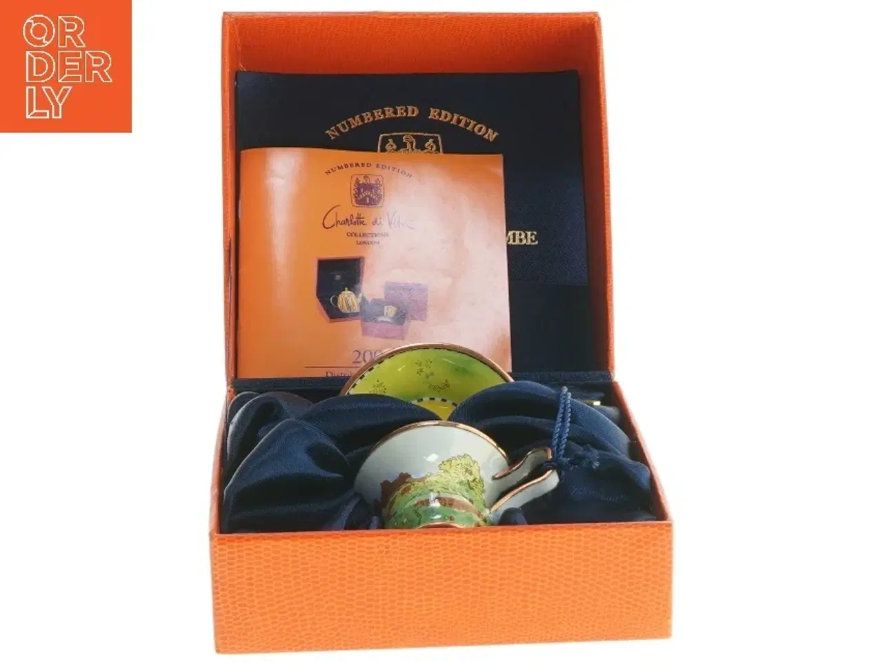 Billede 3 - Charlotte di Vita Miniature Tekop og Tallerken Samlerobjekt (str. 6 & 4 cm)