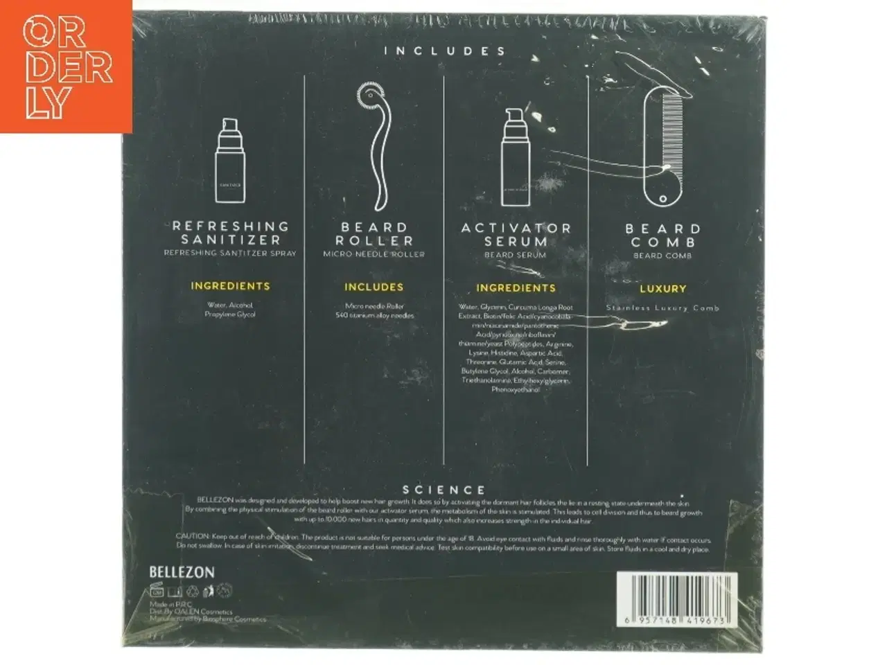 Billede 2 - Beard Grwth kit fra Bellezon (str. 22 x 22 x 5cm)