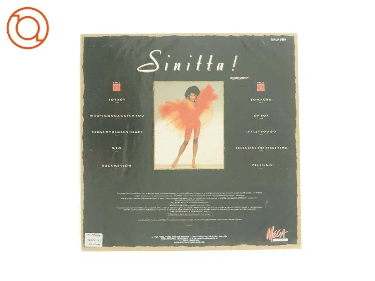Billede 2 - Sinitta Lp