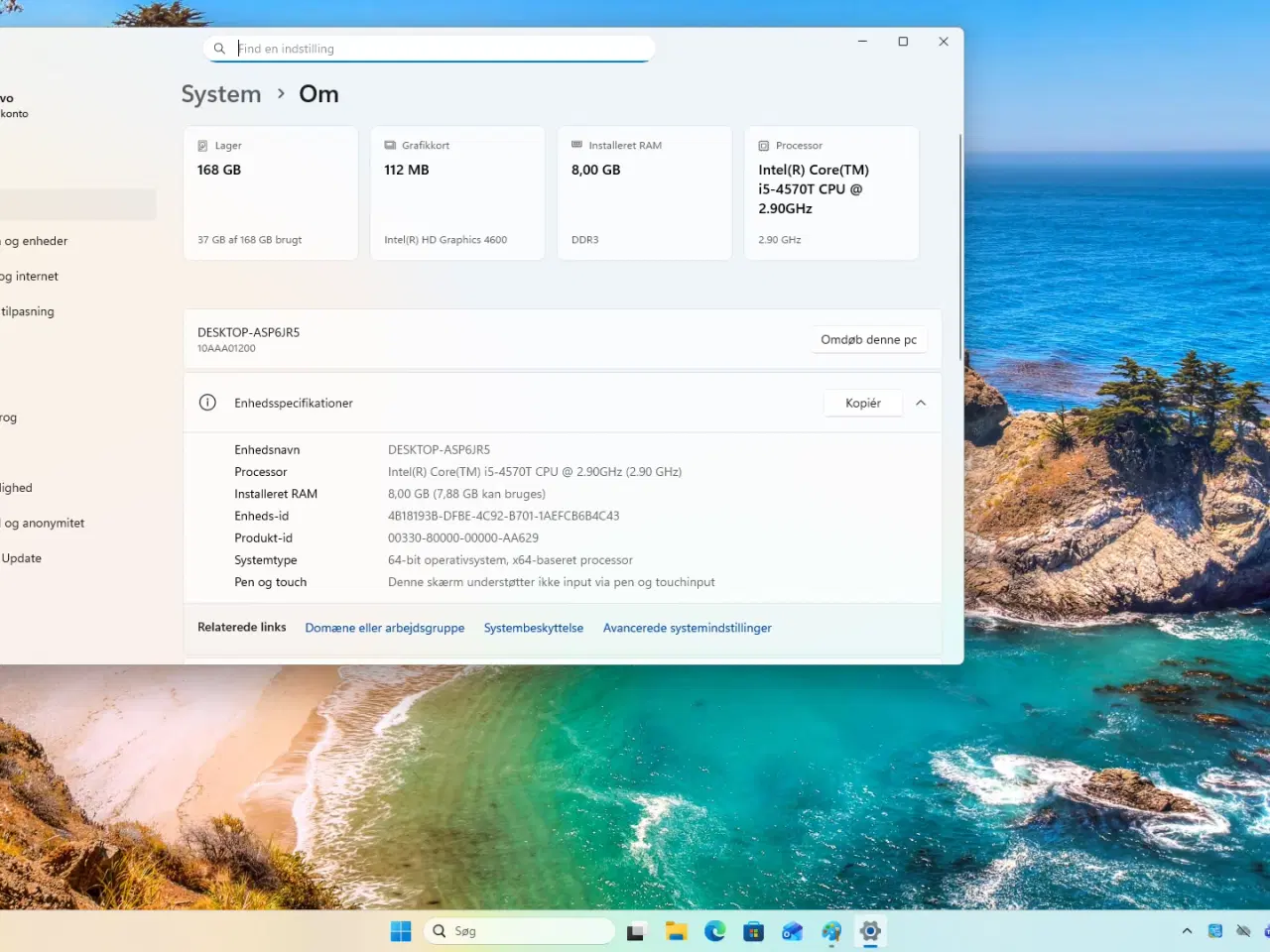 Billede 4 - Lenovo M93p Tiny med Windows 11