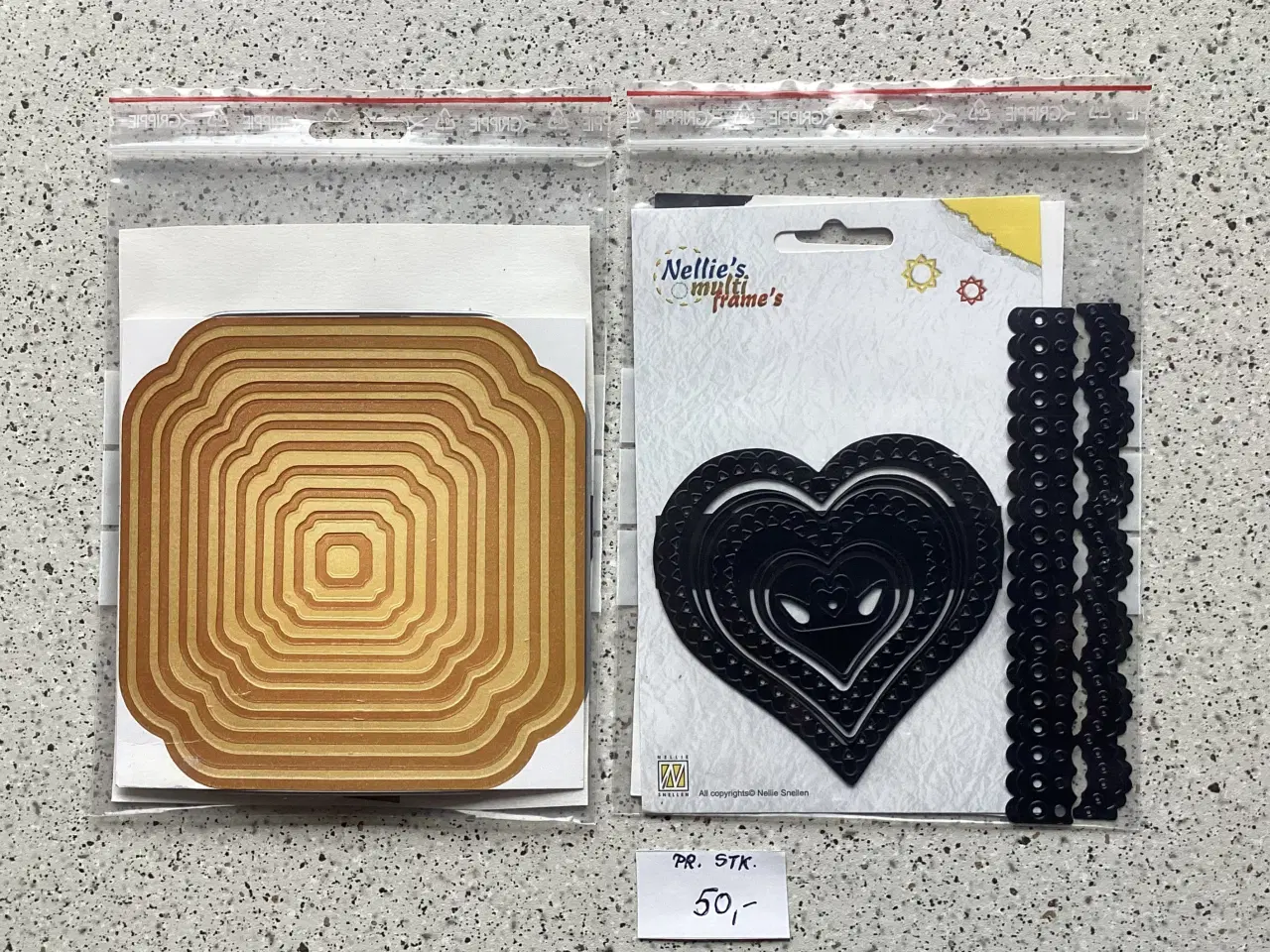 Billede 6 - Scrapbook dies, sæt, embossing, punch, mm. Fra