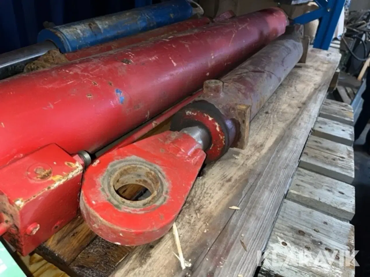 Billede 5 - Hydraulikcylindre dobbeltvirkende 4 styk