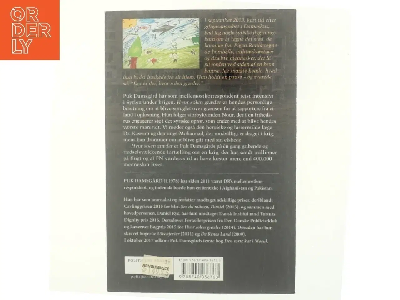 Billede 3 - Hvor solen græder - en fortælling fra Syrien af Puk Damsgård Andersen (Bog)