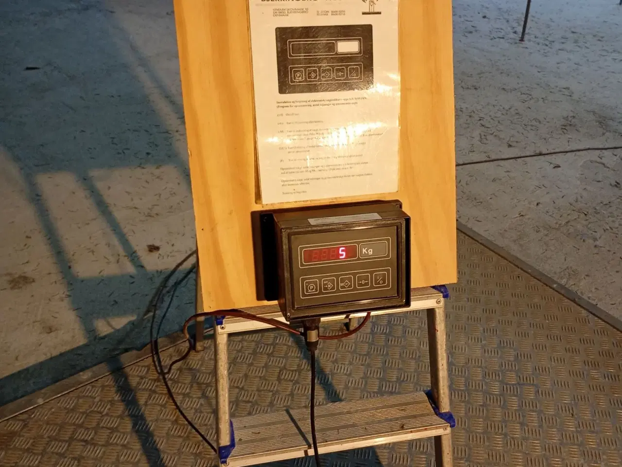 Billede 2 - Bjerringbro gulvvægt 1000 kg