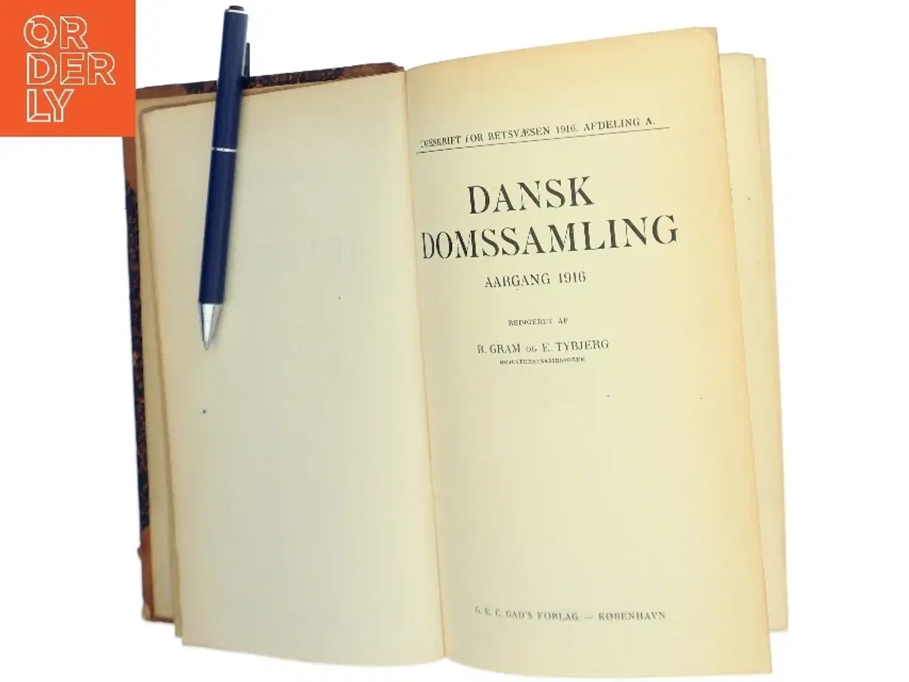 Billede 2 - Dansk Domssamling af R. Gram (Bog)