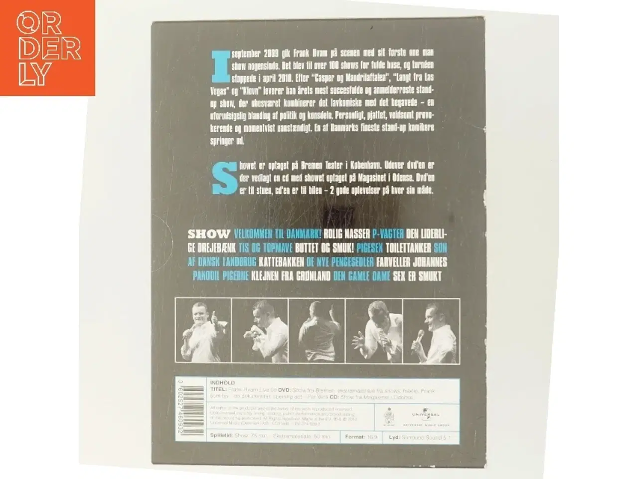 Billede 3 - Live 09, Frank Hvam med Frank Hvam (DVD)