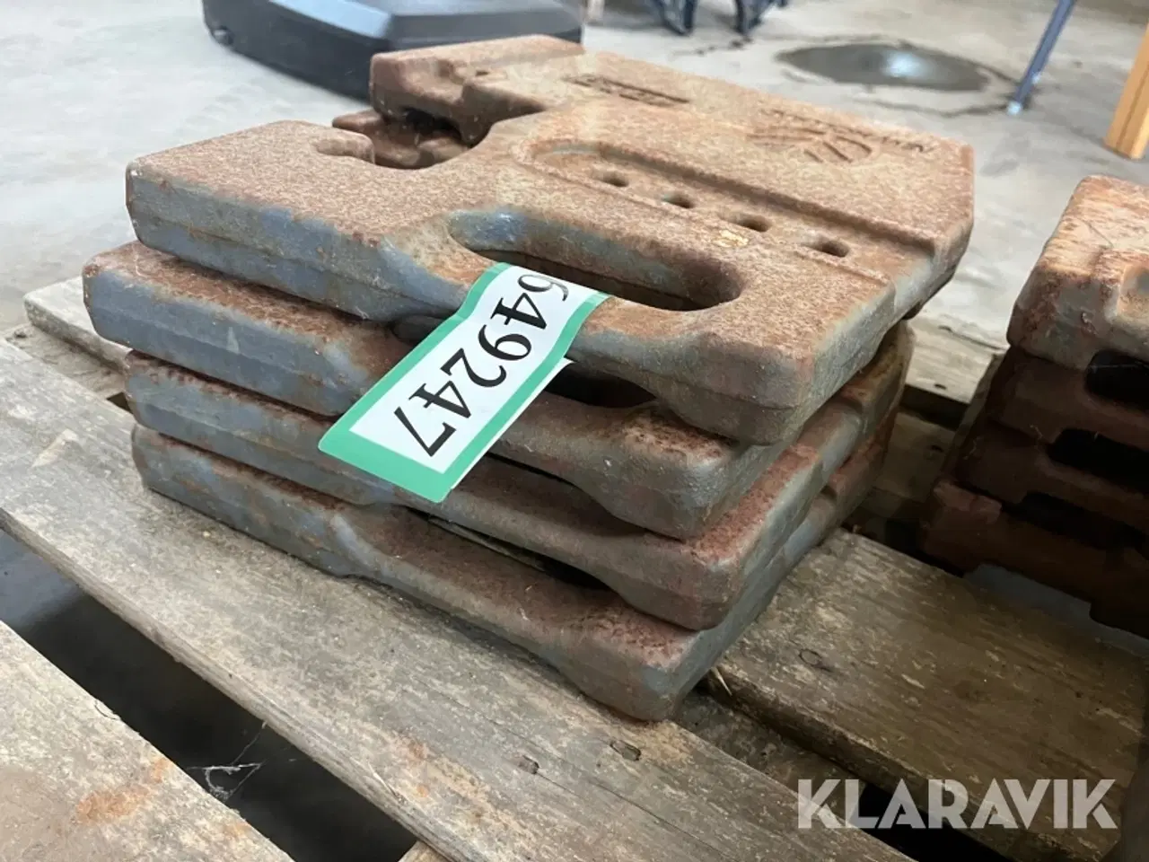 Billede 9 - Vægtklodser New Holland 8x40kg 8 styk