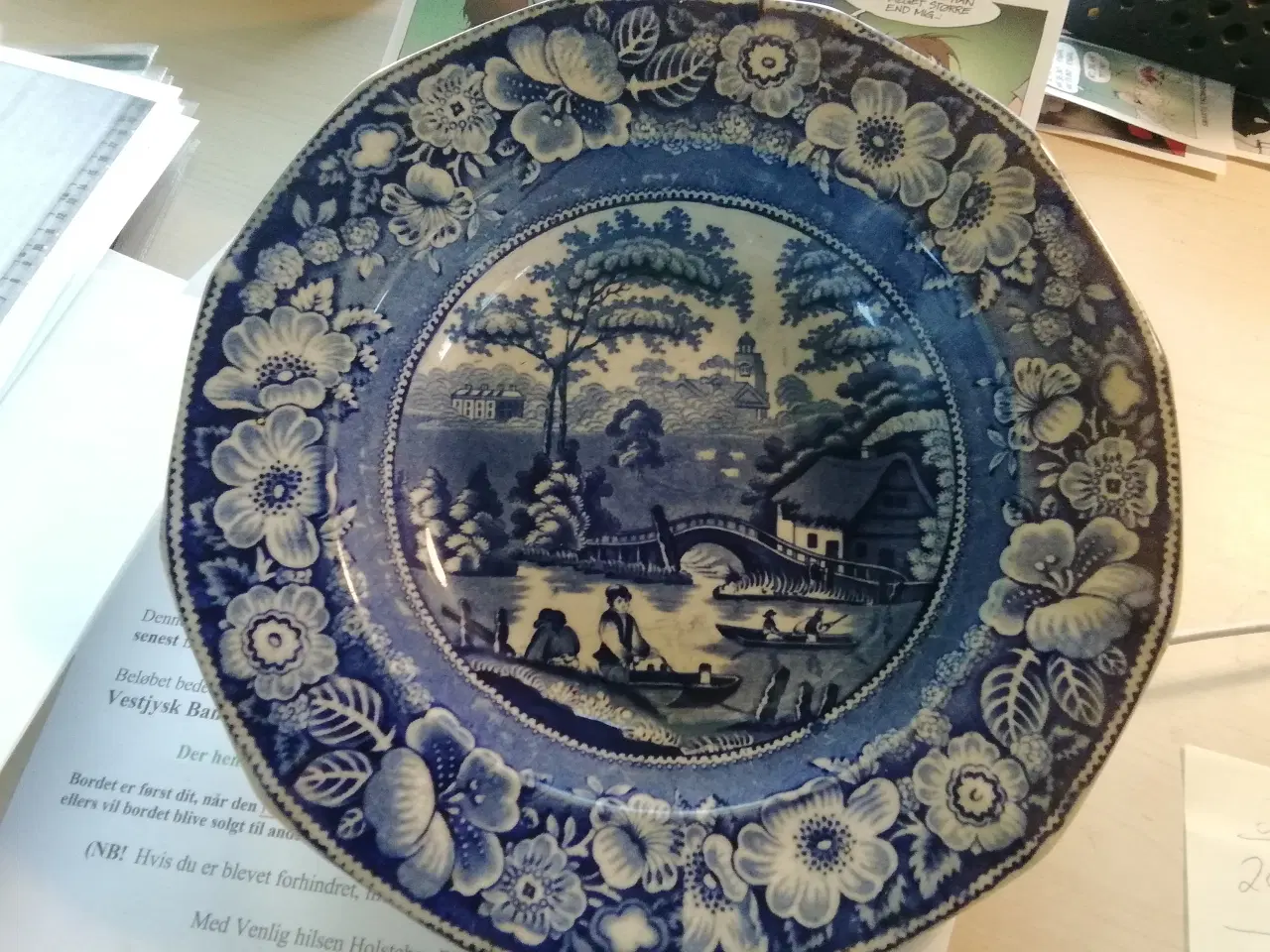 Billede 2 - Wild Rose motiv på gamle tallerkner