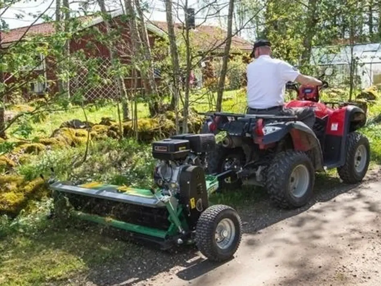 Billede 4 - ATV-klipper med låg, 1,2 m, 15 hk