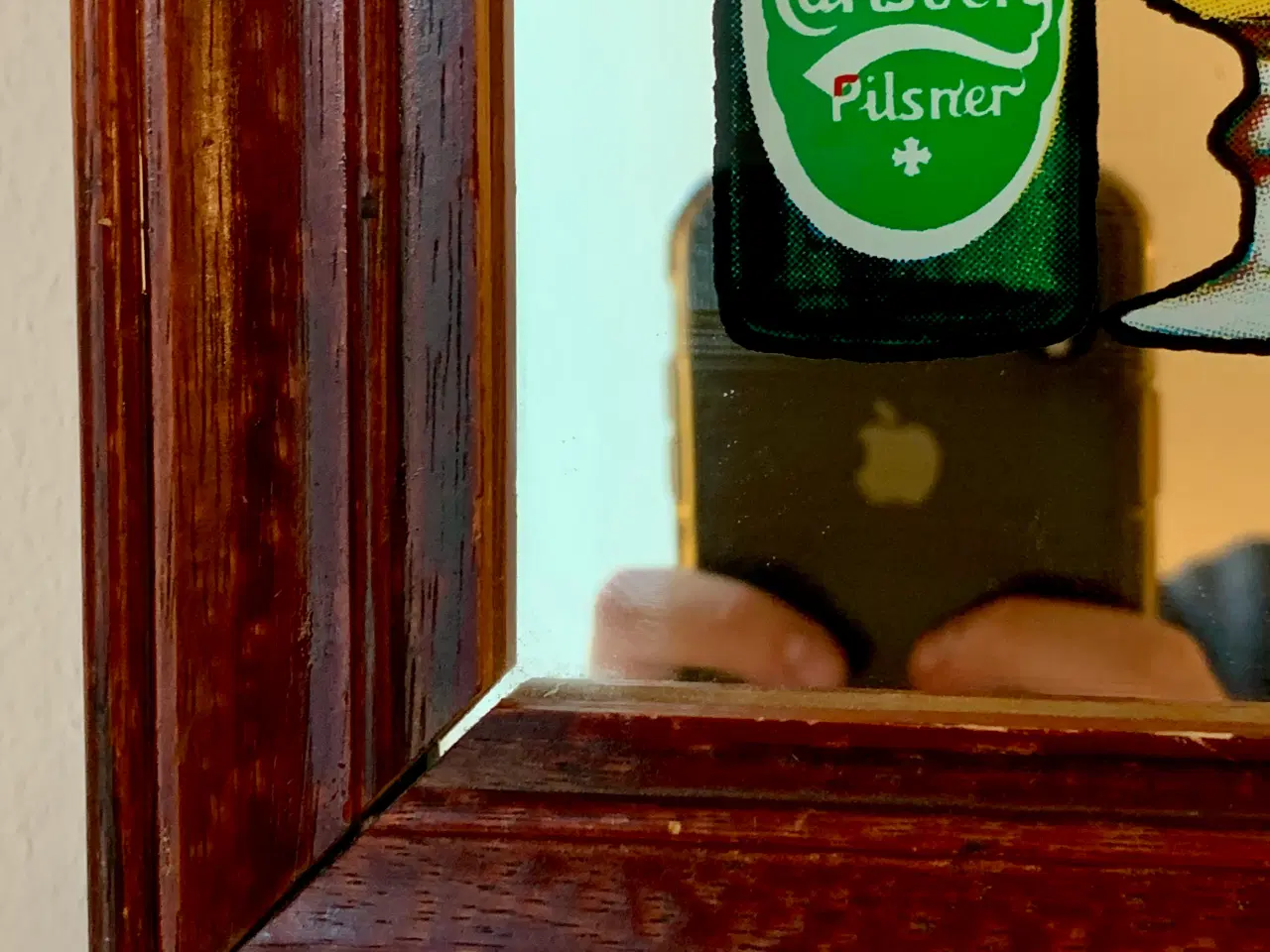Billede 3 - Carlsberg hof - reklame øl spejl
