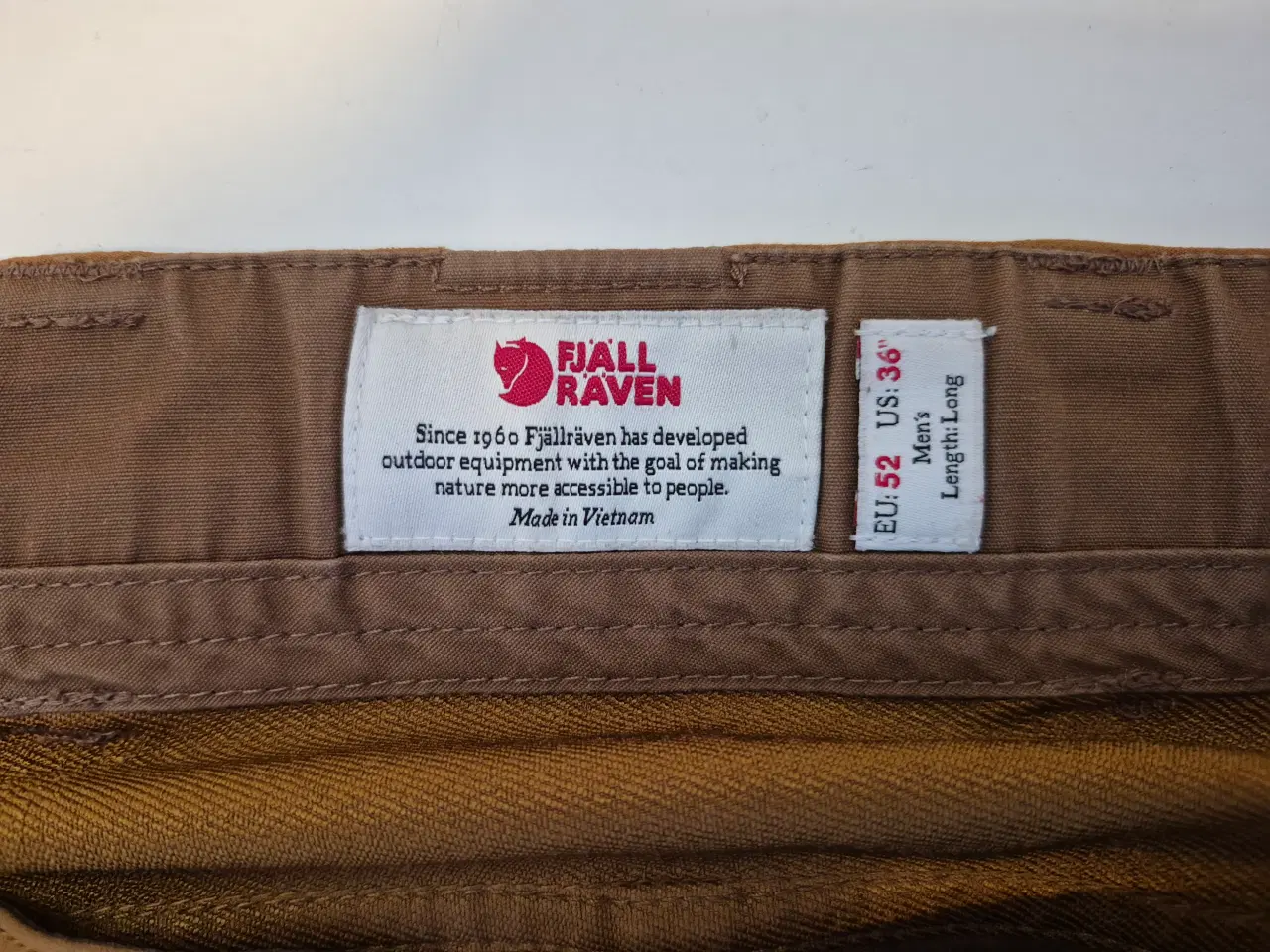 Billede 1 - 2 par bukser - Fjällräven keb long 52