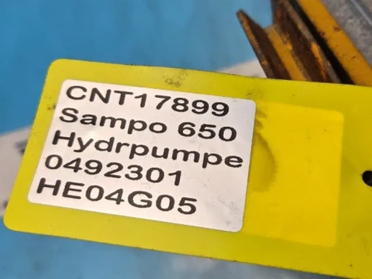 Billede 13 - Sampo 650 Hydraulikpumpe 0492301