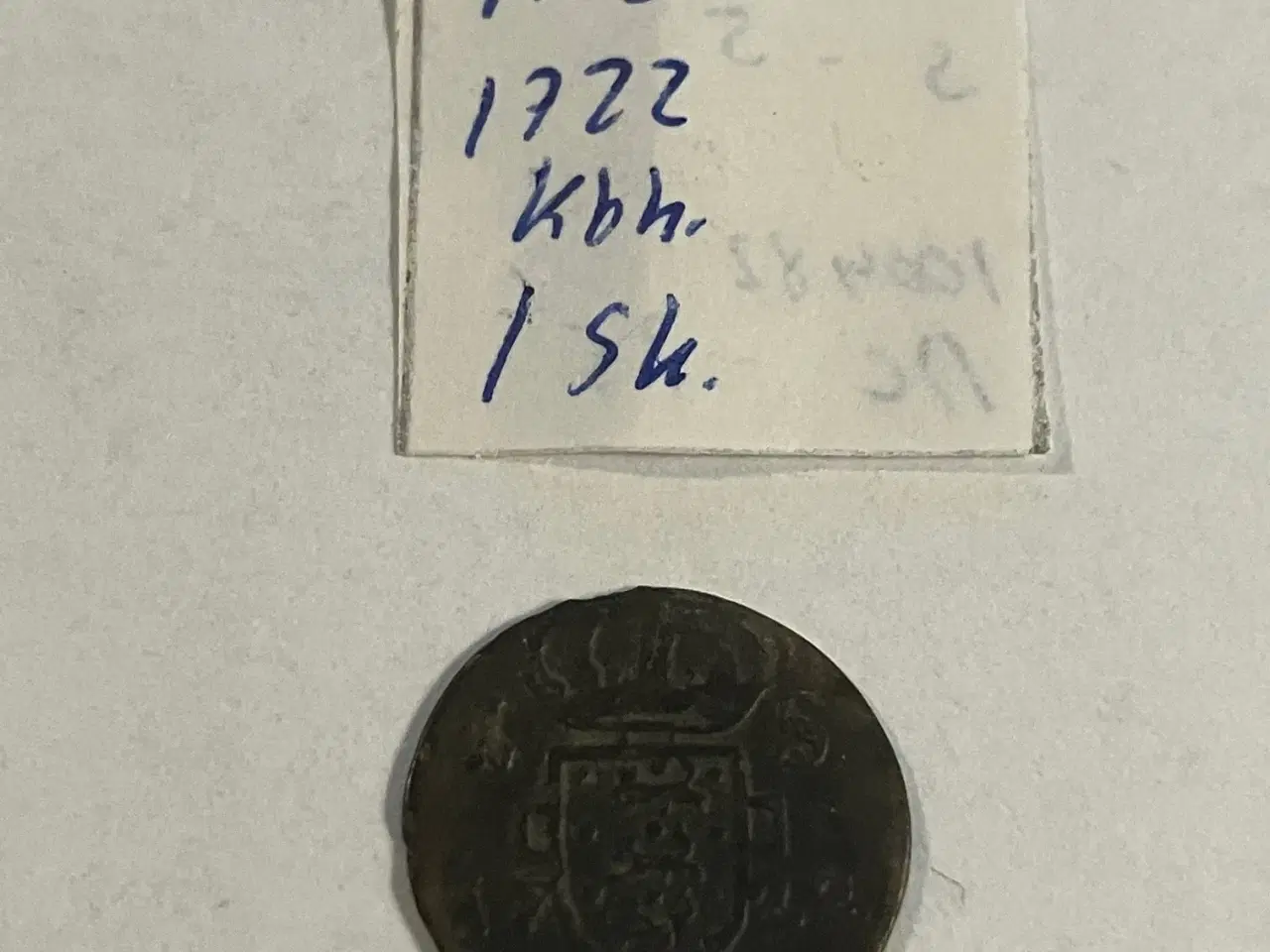 Billede 1 - 1 Skilling 1722 Danmark