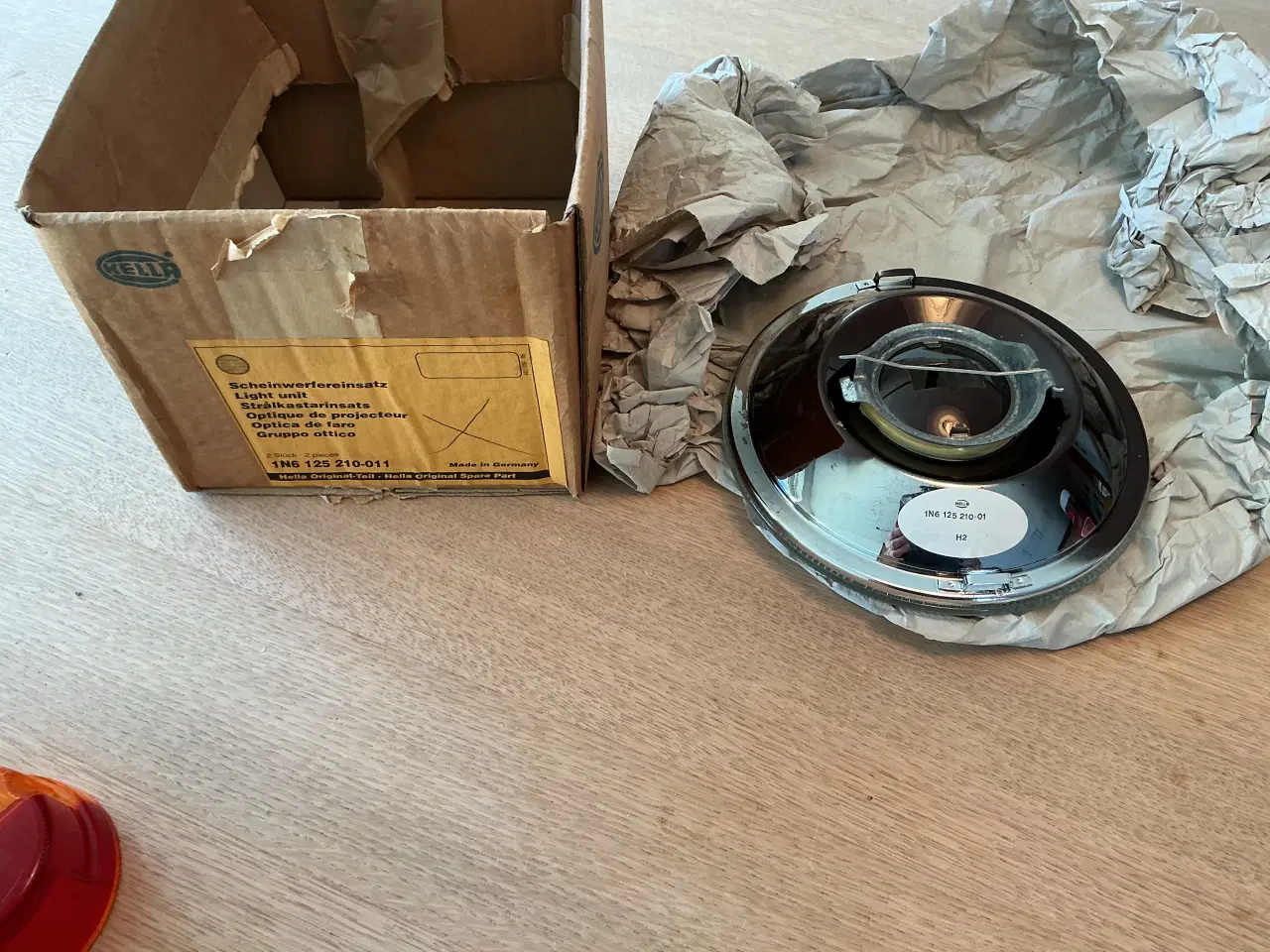 Billede 1 - Hella lygte indsats til procektør retro 