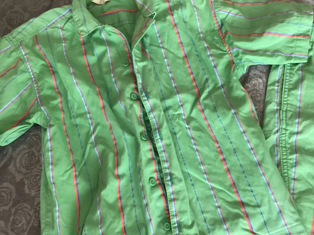 Billede 2 - Grønstribet shortssæt