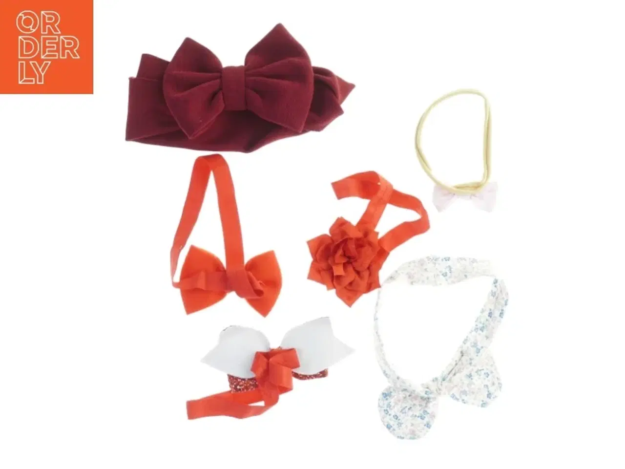 Billede 1 - Hårbånd og hårpynt sæt (str. Diameter 17 cm til 8 cm)