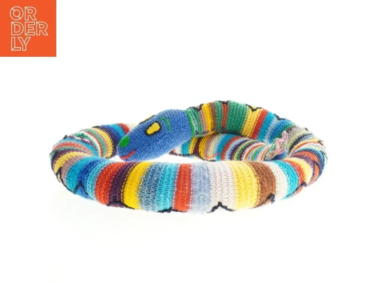 Billede 3 - Håndstrikket multifarvet hundeseng (str. 186 cm)