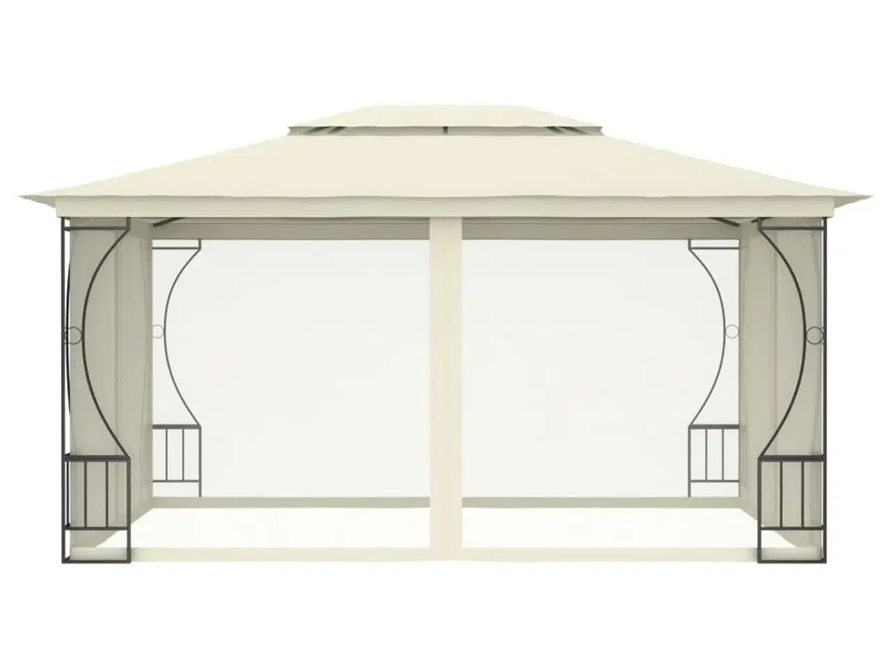 Billede 3 - Pavillon med net 300x400x265 cm cremefarvet