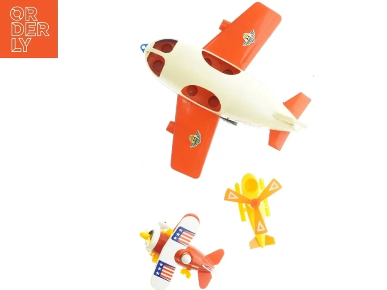 Billede 4 - Plastik legetøjsflyvemaskiner