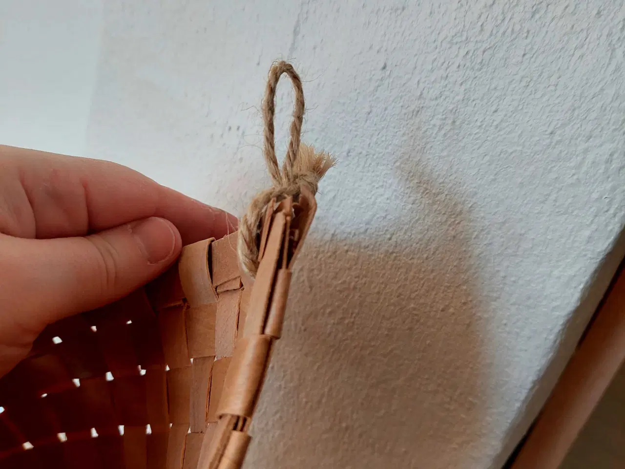 Billede 2 - Flettet vægkurv til ophæng 🌿