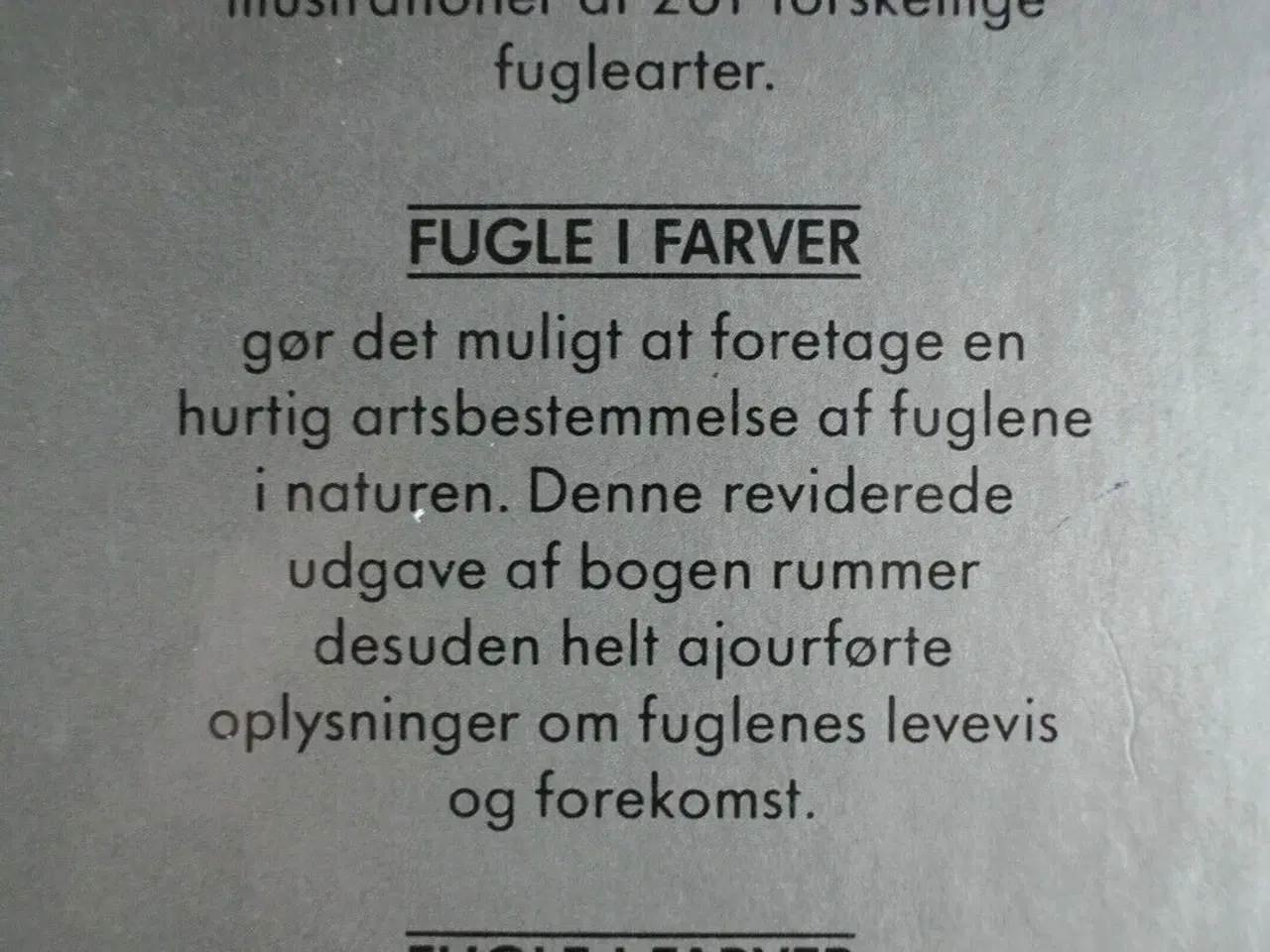 Billede 2 - fugle i farver, af hans hvass rev. af tommy dybbro