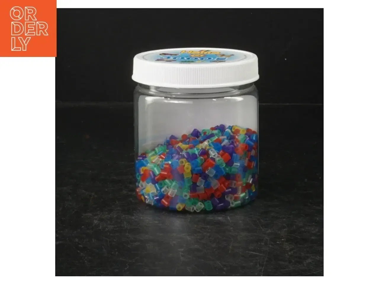 Billede 1 - Hama perler og opbevaringsbøtte fra Hama