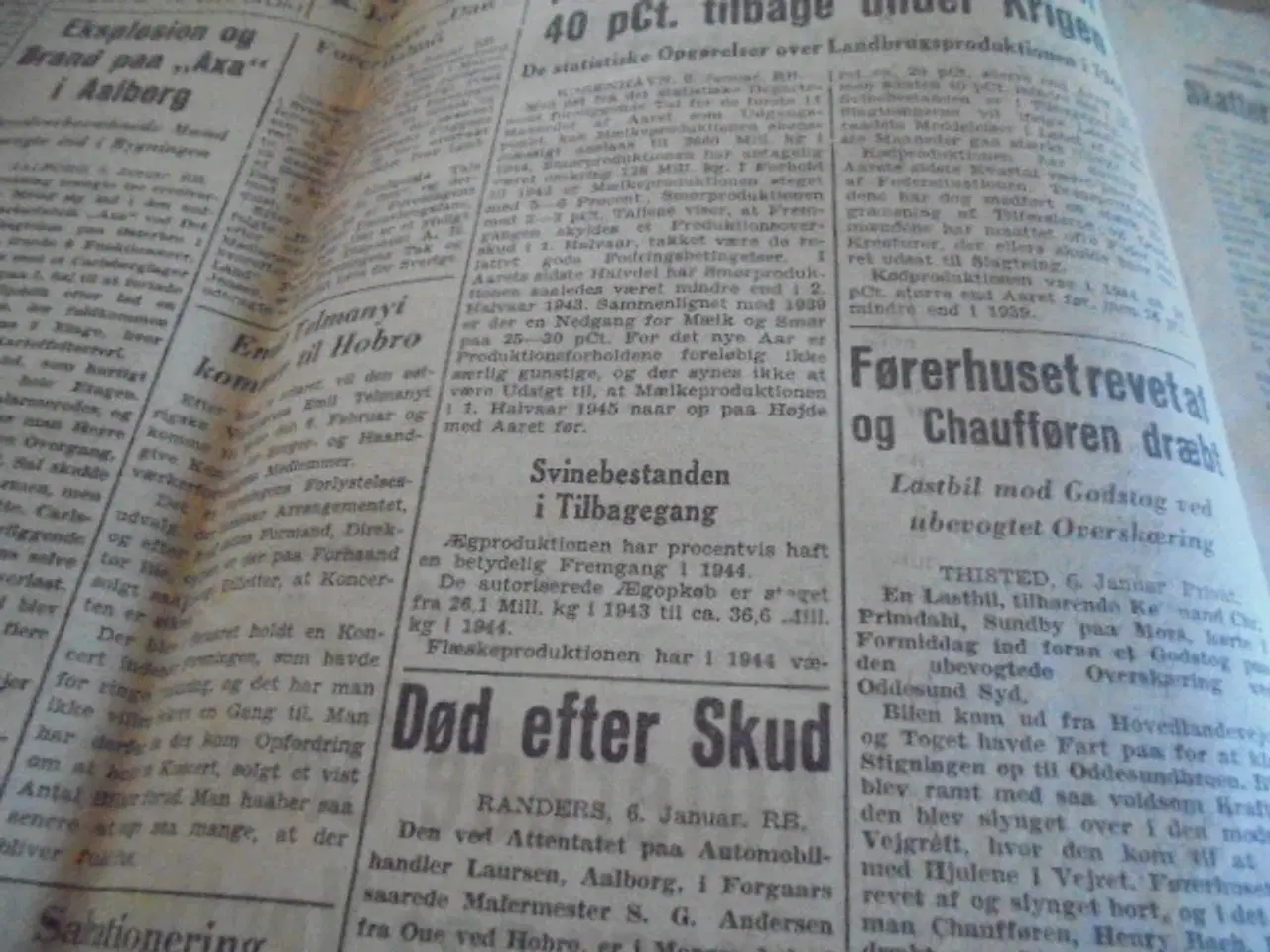 Billede 3 - Aalborg Amtstidende 7. januar 1945 (søndagsavis)  