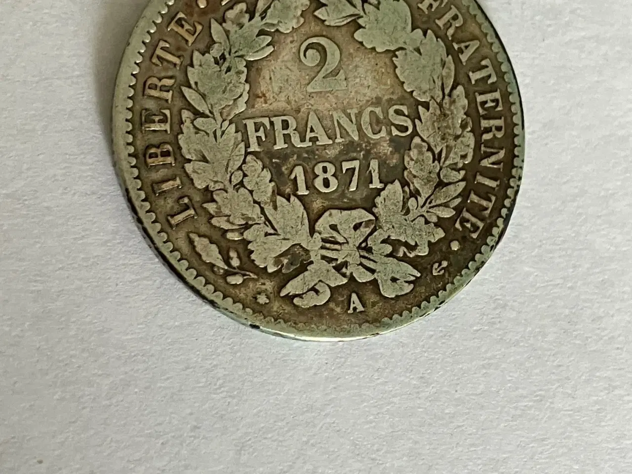 Billede 1 - 2 Francs France 1871 A