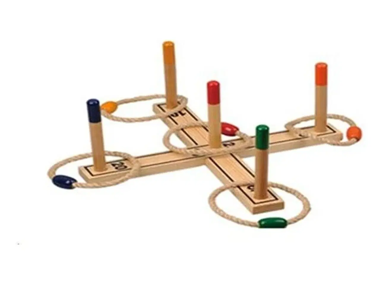 Billede 1 - 4 stk. Play-it ringspil i træ