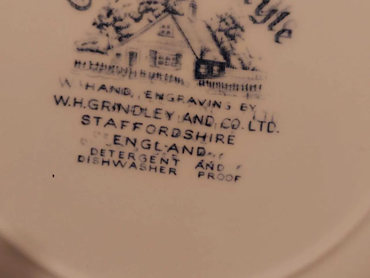 Billede 2 - 4 tallerkener, engelsk fajance