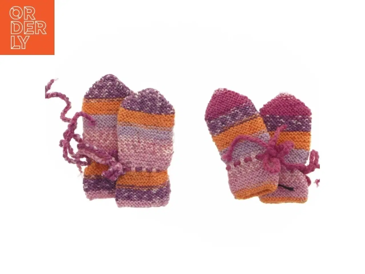 Billede 2 - Strikkede babyhandsker (str. 12 x 6 cm)