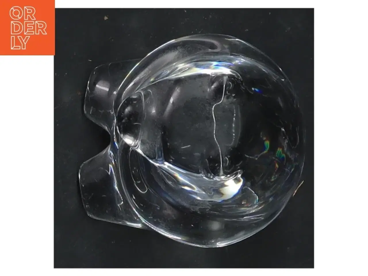 Billede 3 - Orrefors Olle Alberius glasfigur i form af bjørn (str. 9,5x7 cm)